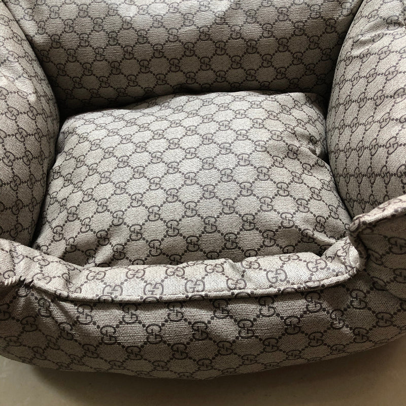 Designer Brown Dog Bed
