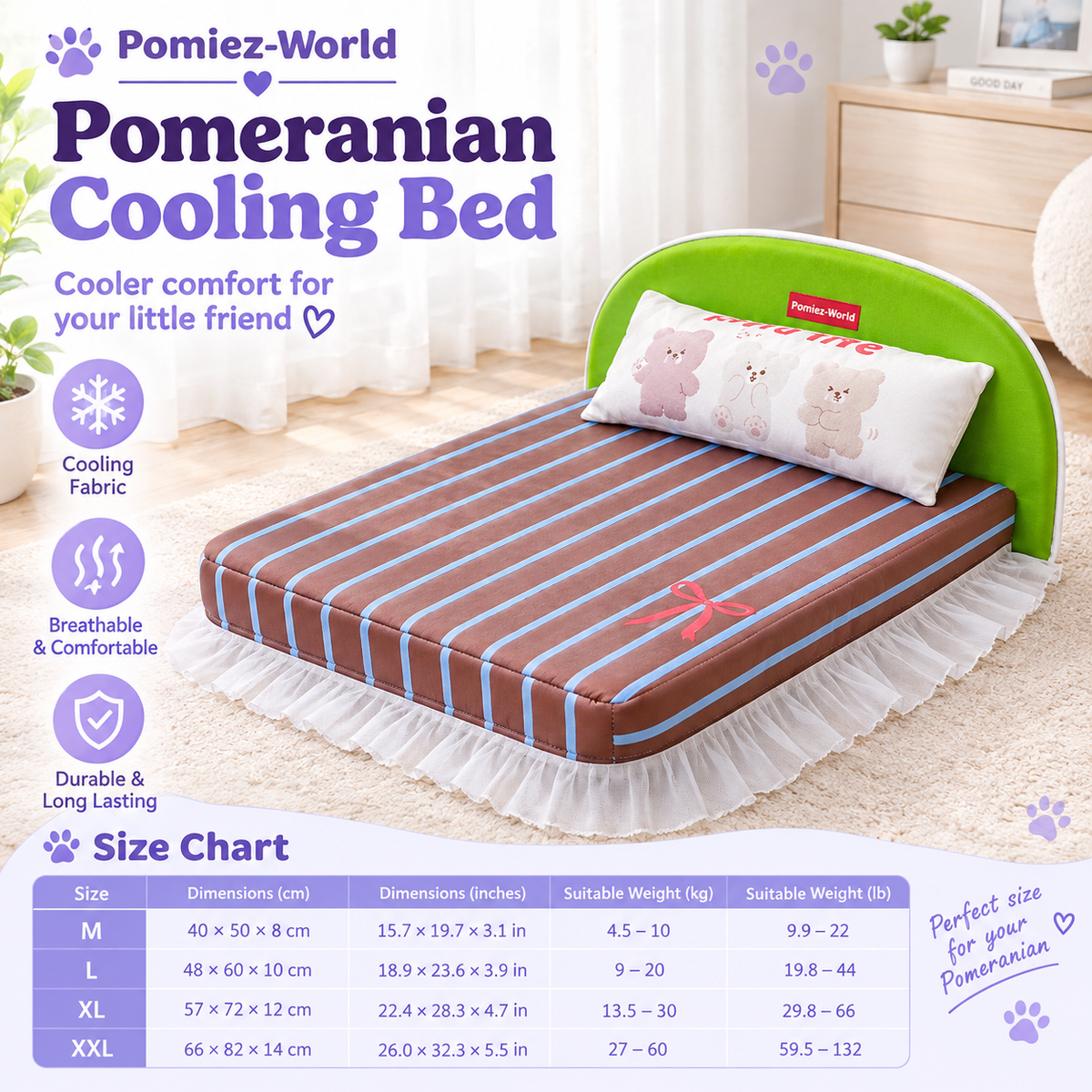 Padded Dog Bed Mat