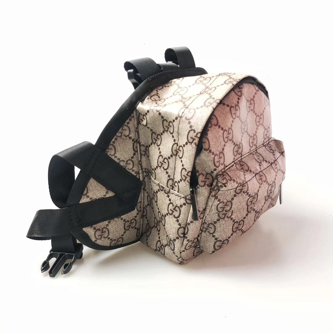 GiGi Monogram Dog Backpack Harness