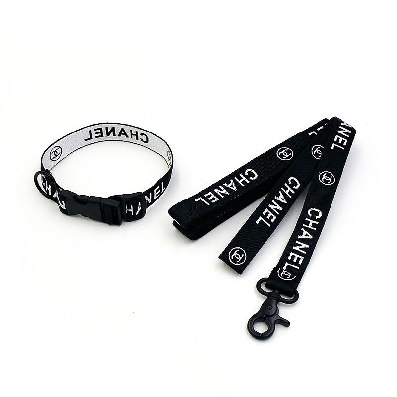 Luxury CC Collar and Leash Set