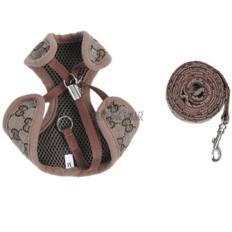 Pawcci Designer Harness With Leash Set