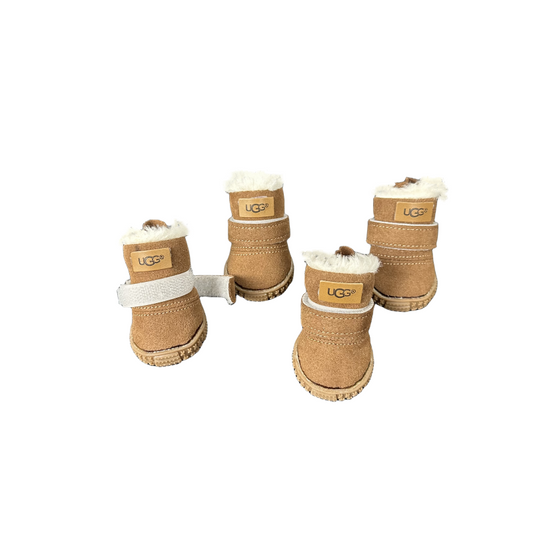 4 Pcs Winter Pomeranian Shoes
