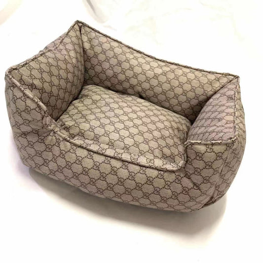 Designer Brown Dog Bed