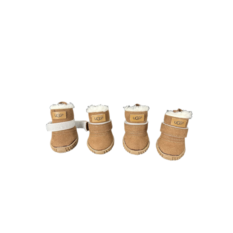 4 Pcs Winter Pomeranian Shoes
