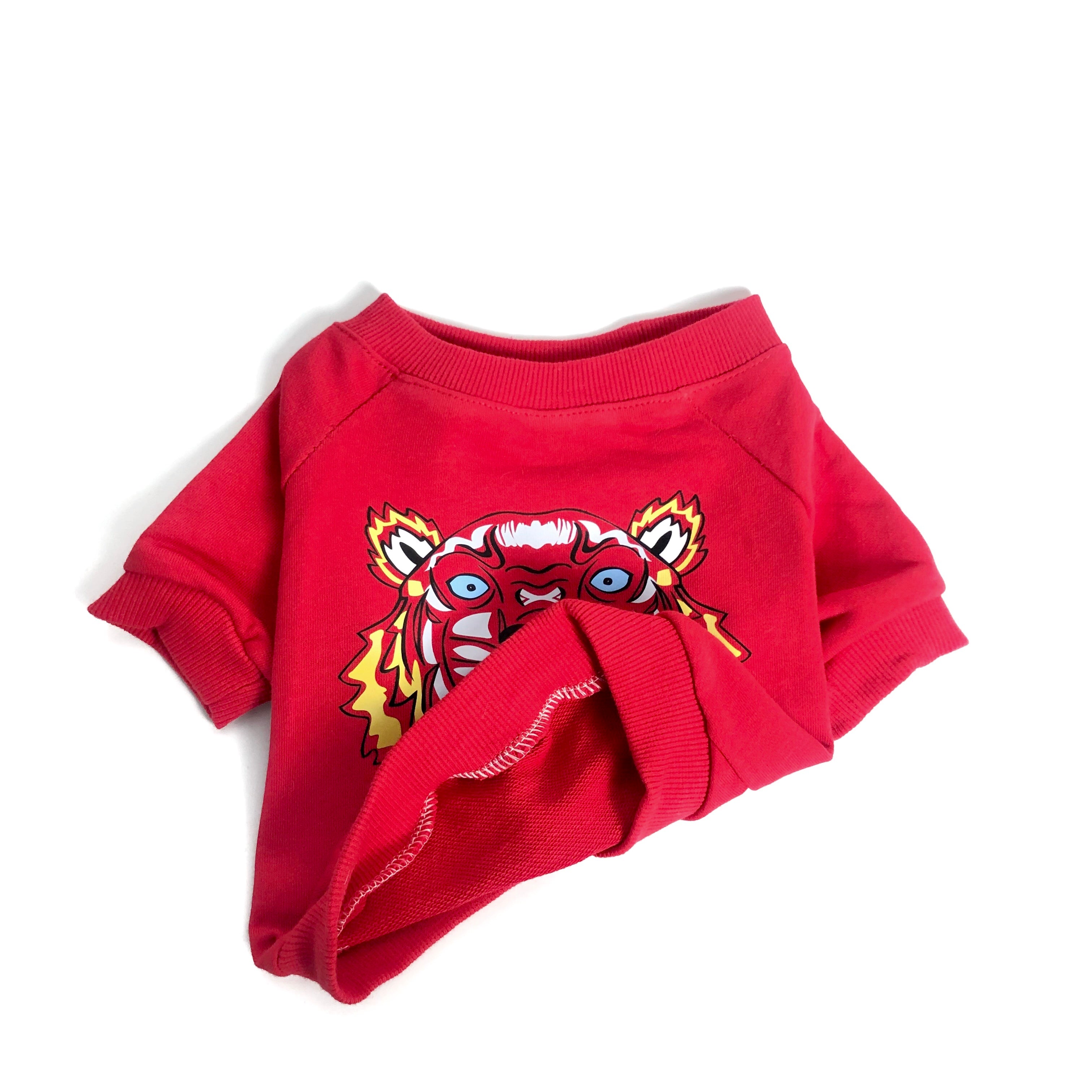 Designer Red Dog Sweatshirt