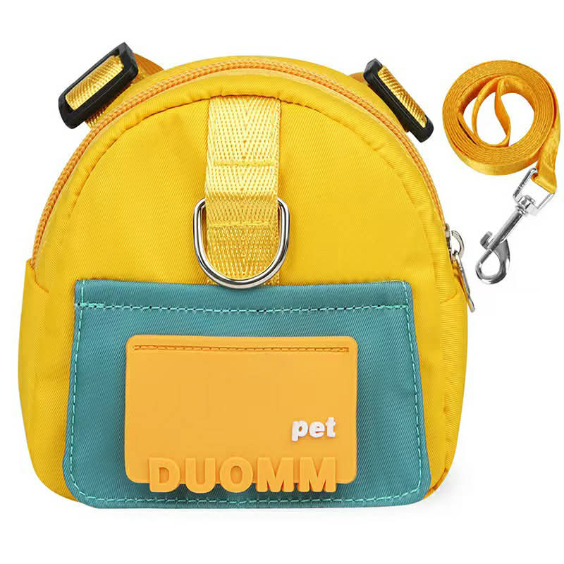 Pomeranian Walking Set – Backpack, Harness & Leash