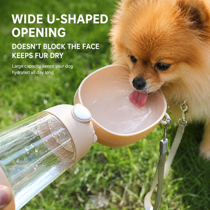 Pomeranian 2-in-1 Water & Food Bottle