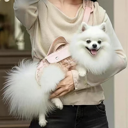 Hands-Free Shoulder Pomeranian Carrier