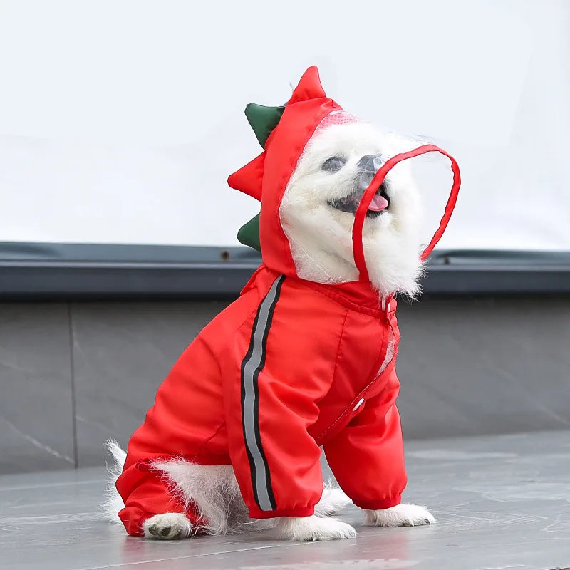Waterproof Pomeranian Raincoat