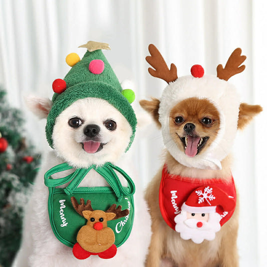 Christmas Hat & Bandana Set