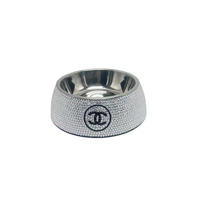 CC Dog Crystal Bowl