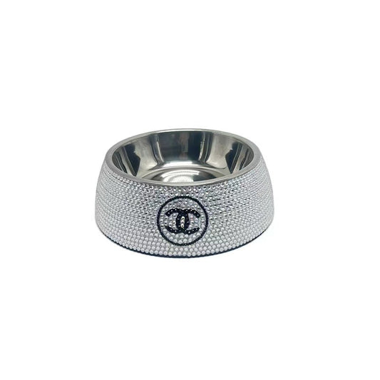CC Dog Crystal Bowl
