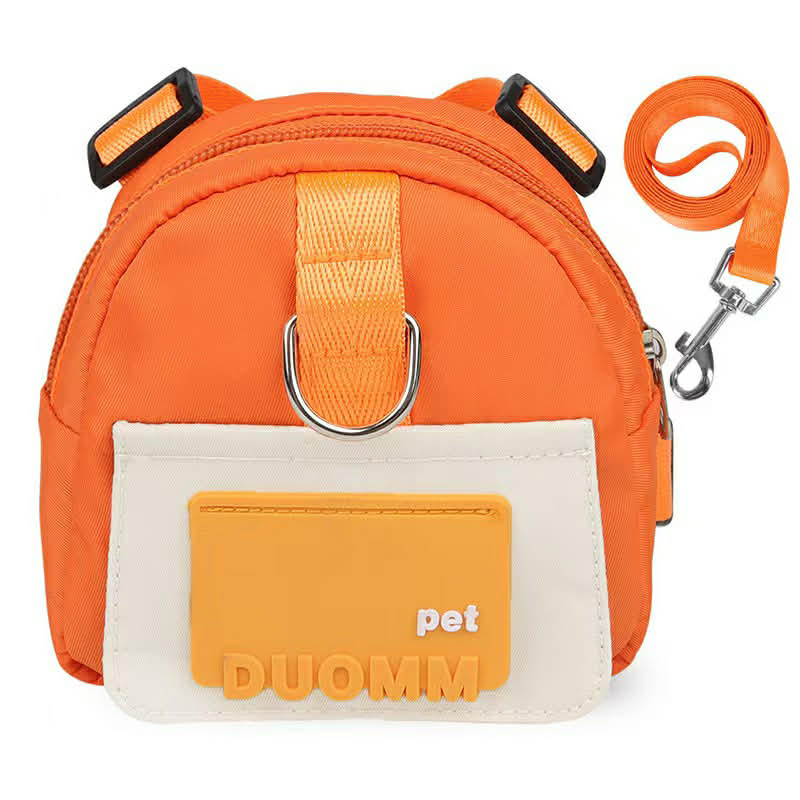 Pomeranian Walking Set – Backpack, Harness & Leash