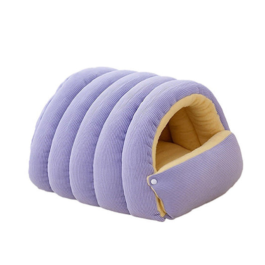 Carduroy Pomeranian Cave Bed