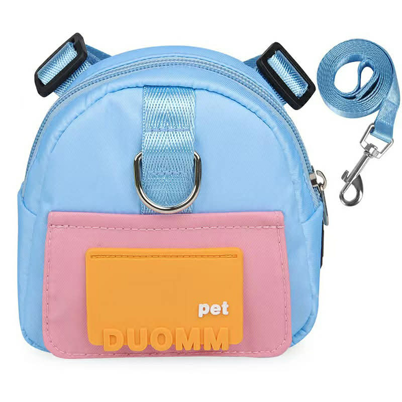 Pomeranian Walking Set – Backpack, Harness & Leash