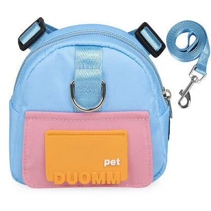 Pomeranian Walking Set – Backpack, Harness & Leash
