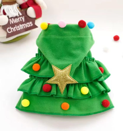 Pomeranian Christmas Tree Costume