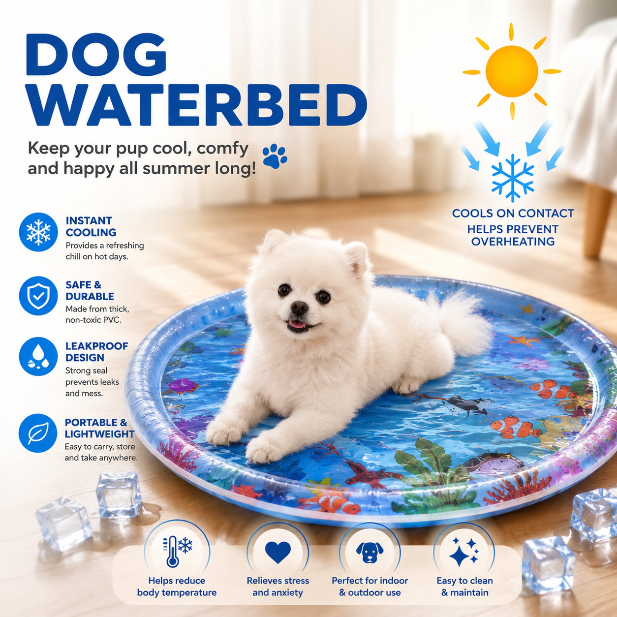 Dog Cooling Water Bed