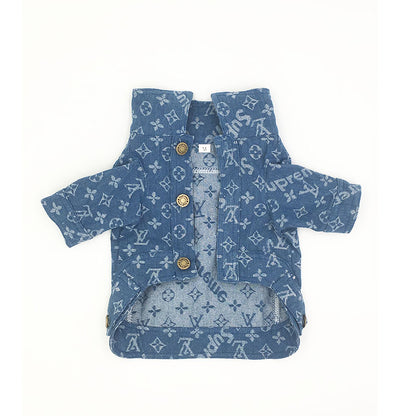 Denim Dog Shirt